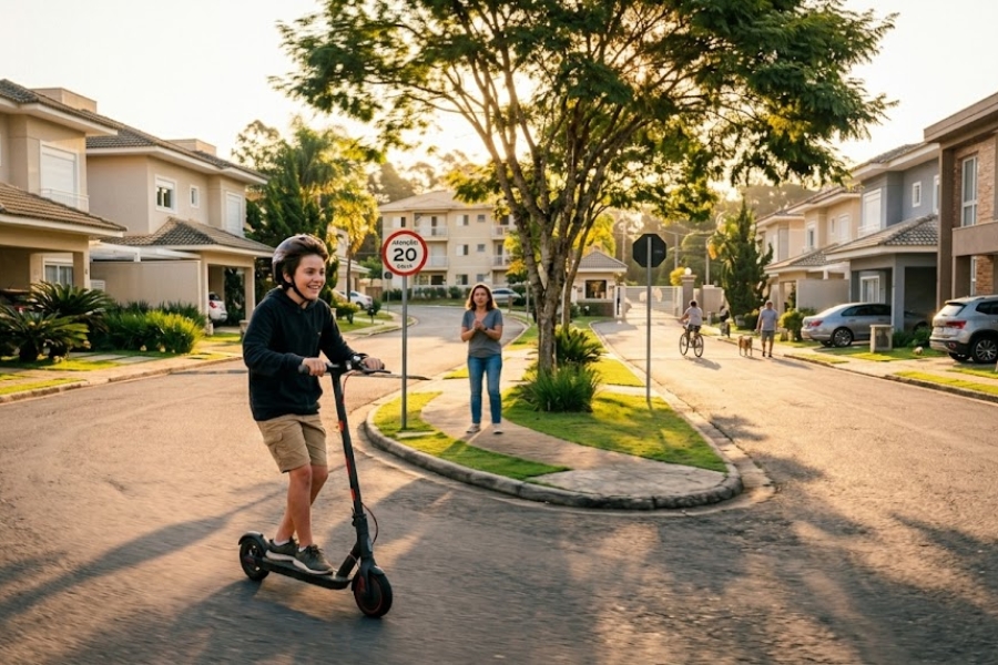 Menores dirigindo scooters, patinetes e “carrinhos” no condomínio: O que diz a lei e até onde vai a brincadeira?