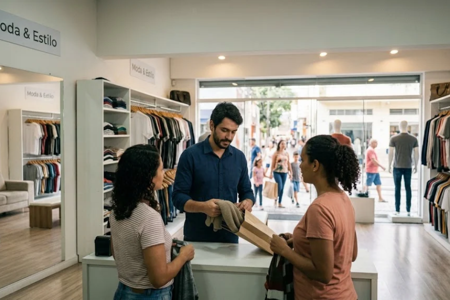 Trabalhador brasileiro trabalhando aos domingos e observando sua escala de trabalho.